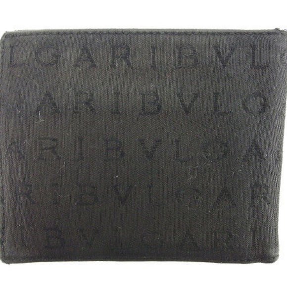 Bvlgari Wallet Purse Bifold G logos Brown Woman Authentic Used